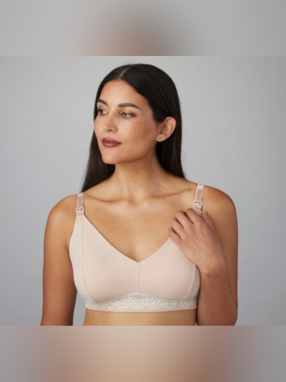 Willow The Luxe Pumping Bra Champagne Medium NWT